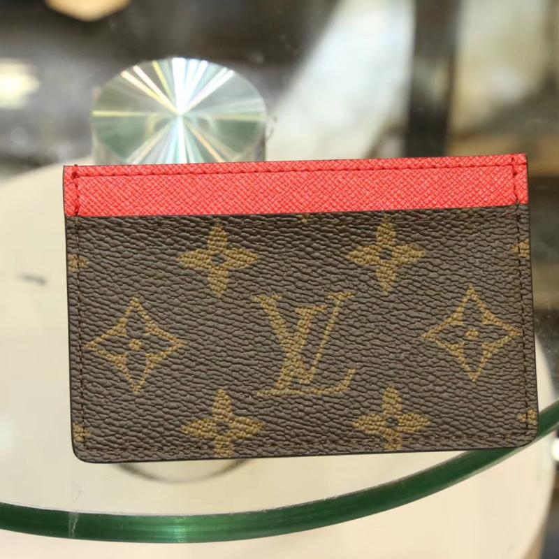 Louis Vuitton Wallets M60703 Old Flower Red